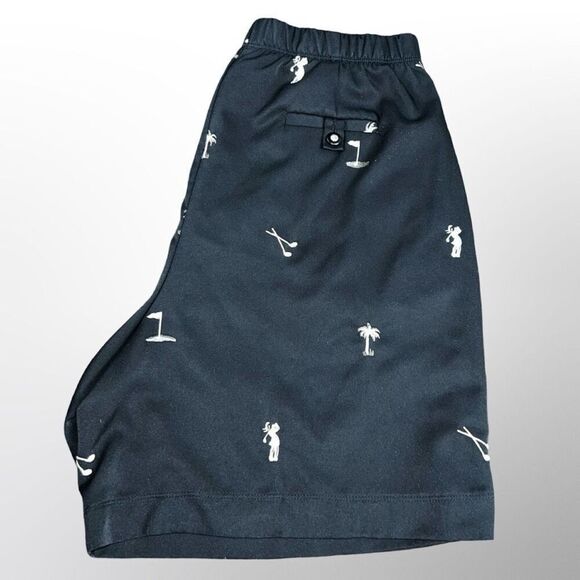 Women's Coral Bay Black Golf High Waisted Golf Shorts Casual Shorts Sz 14 - Picture 5 of 7